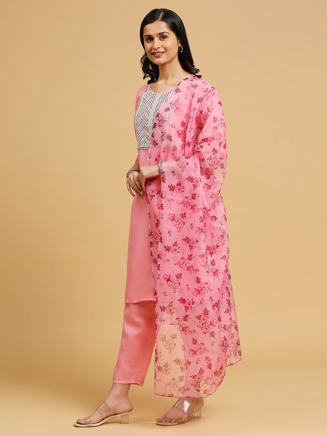 Vt Designer Embroidery Cotton Kurti With Bottom Dupatta Wholesale Shop In Surat